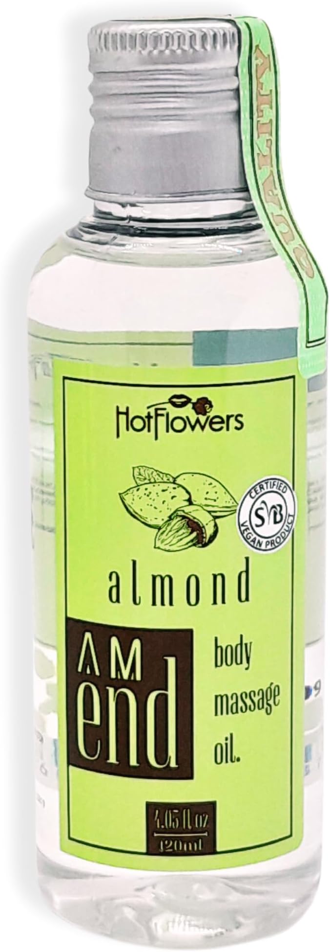 HOT FLOWERS Almond Body Massage Oil Set for Moisturizer and Nourish The Skin – Women and Couples - 4.5 fl oz