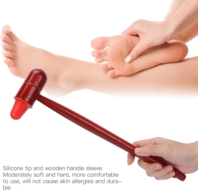 ZJchao Manual Massage Hammer for Back Neck Shoulder Leg Muscles Meridians Point Massager Body Feet Stick Tool Relaxing