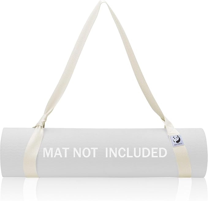 Slim Panda Yoga Mat Straps for Carrying, Adjustable Yoga Mat Carrier Sling Fits All Mats(Mat Not Included)