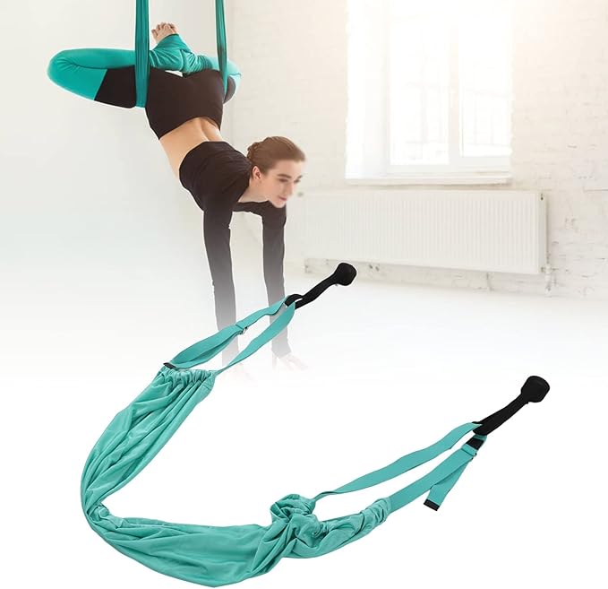 Aerial Yoga Swing Set, Aerial Yoga Door Hanging Trapeze Sling Kit, Waist Back Leg Stretch Strap, Leg Stretching Assist Trainer