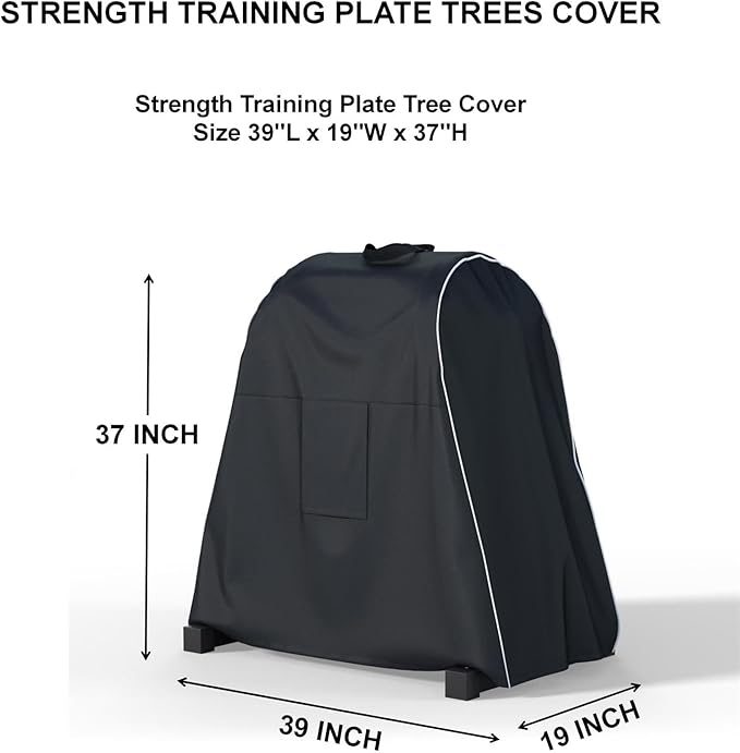 Strength Training Plate Tree Cover, Barbell Weight Rack Cover, For Home Gym CAP Triangle Barbell Weight Rack, Strength Training Tree Weight Plate Rack (Cover Only)