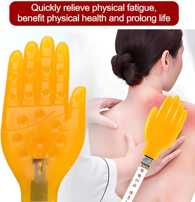Ergonomic Silicone Body Acupoint Hammer Pat, Flexible Slap Board for Back and Shoulder Relief, Manual Patting Board Massage Tool for Muscle Tension, Portable Activator Slapping Tool for Full Body