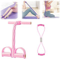 3 in 1 Resistance Bands with Handles, 8 Tube Pedal Resistance Device-Detachable and Adjustable, Fashion Puller Exercise, Multifunction Tension Rope for Strength Training