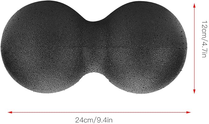 Peanut Massage Ball Roller, 24 * 12cm EPP Yoga Foam Roller Massage Ball Double Lacrosse Ball Body Muscle Stress Relief Tool Manual Massager Equipment Tool for Deep Tissue Muscle Recovery