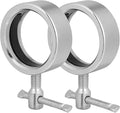 Luxshiny 2pcs Dumbbell Barbell Clamp Collars Weight Spring Clips Metal Anti-Slip Quick Release Workout Fitness Equipment Attachments for Strength Training