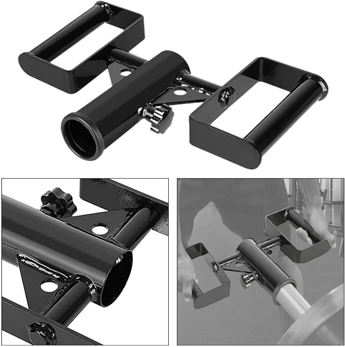 T Bar Row Attachment for Barbell Bar Multifunction Strength Training Equipment Fitness Comfort Handle for Strengthens Back