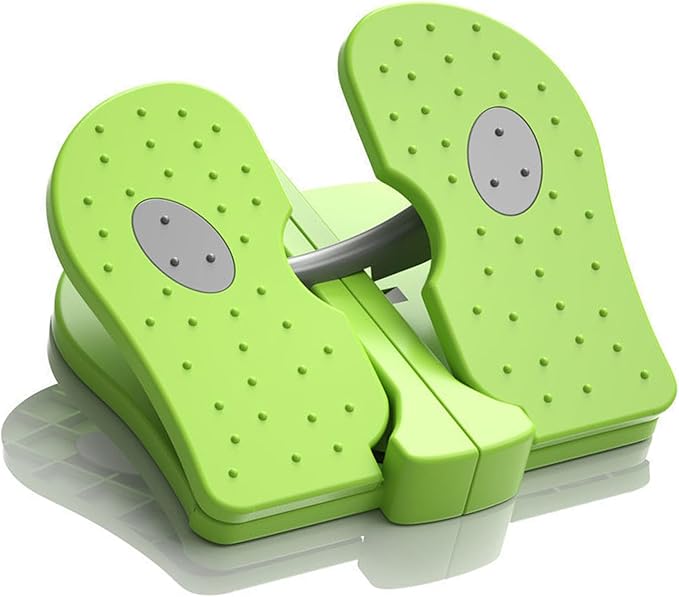 Foot Stepper Machine, Foldable Leg Exerciser Under Desk Foot Pedal Exerciser Reinforced Nylon Leg Workout Trainer for Home Office Use