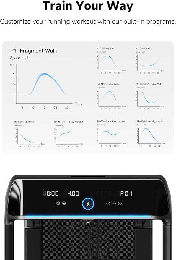 WALKINGPAD X Series Folding Treadmills for Home, Smart Vertical Fold, LED Display, No Assembly