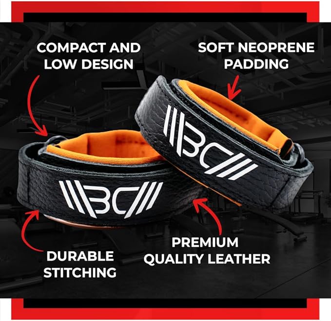 WARM BODY COLD MIND Leather Wrist Wraps for Weightlifting, Powerlifting, Gym – Wrist Support for Men & Women – Heavy Duty Wrist Straps for Strength Training (PRO Black, L)