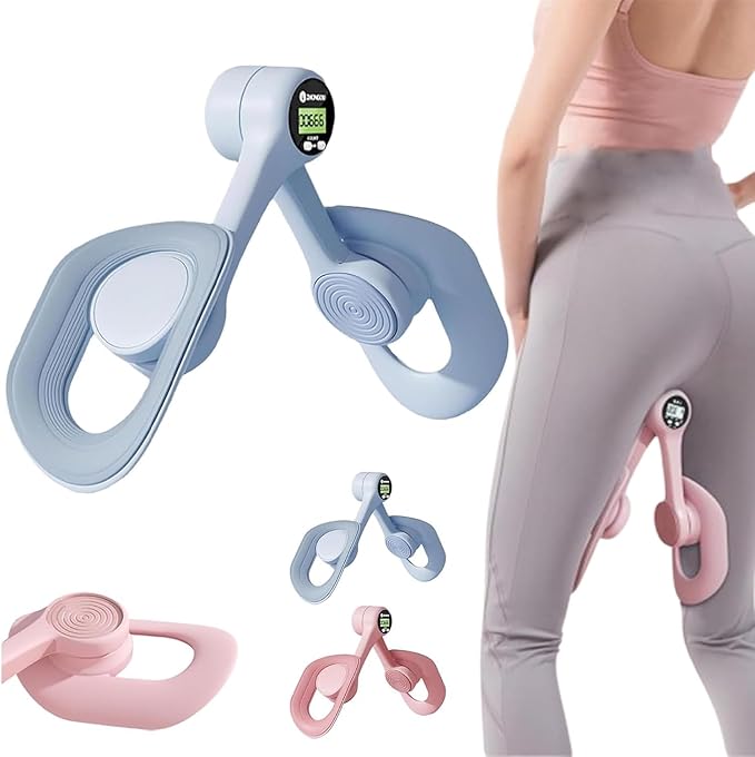 Thigh Master, Kegel Exerciser, Pelvic Floor Muscle Exercise Devices, Workout Equipment for Women, Inner and Outer Thigh Trainer Machine, Home Thighmaster, Electric Fitness Device for Leg, Hip, Glute