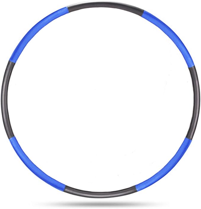 Auoxer Fitness Exercise Weighted Hoops, Lose Weight Fast by Fun Way to Workout, Fat Burning Healthy Model Sports Life, Detachable and Size Adjustable Design