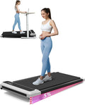 Walking Pad Treadmill with Incline,Under Desk Treadmill with Incline 2 in 1 for Walking and Jogging,2.5HP Compact Incline Walking Pad for Home Office with Remote Control
