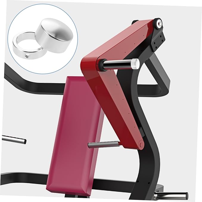 TOYANDONA 1 Set Lightweight Aluminum Alloy Fitness Handle End Cover Durable End Caps for Strength Training Equipment Compatible with Various Gym Accessories Design for Enhanced Stability
