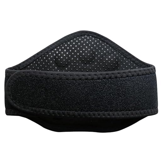 Neck Support Brace Strap: Adjustable Warm Magnetic Collar Self Heating Wrap Tourmaline - Neck Support for Men and Women