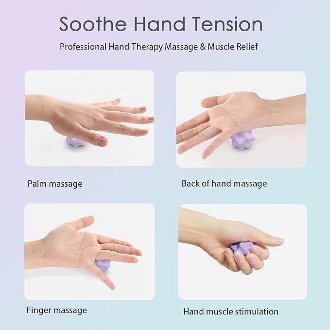 Silicone Lacrosse Balls for Yoga and Myofascial Release - Deep Tissue Massage,Trigger Point Therapy and Foot Plantar Fasciitis,Muscle Knots,Relieving Muscle Pain,Muscle Soreness Balls