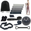 Pilates Equipment for Home Workouts, Better Portable Pilates Kit 13 in 1, Pilates Essentials Kits for Women with Pilates Ball, Yoga Socks, Yoga Strap, and Exercise Bands Kits