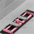 Foldable Skiing Exerciser Leg Splitter Ski Machine Portable Body Slimming Trainer Collapsible Leg Magic Machine Yoga Fitness Equipment for Use(Pink,Anti-Slip Floor mat)
