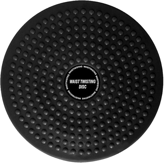 Twisting Waist Disc, Body Shaping Twisting Boards Waist Aerobic Exercise Fitness Slim Machine Rotating Board Female Twister Exercise Sports Equipment (Big Round Beads(Black))