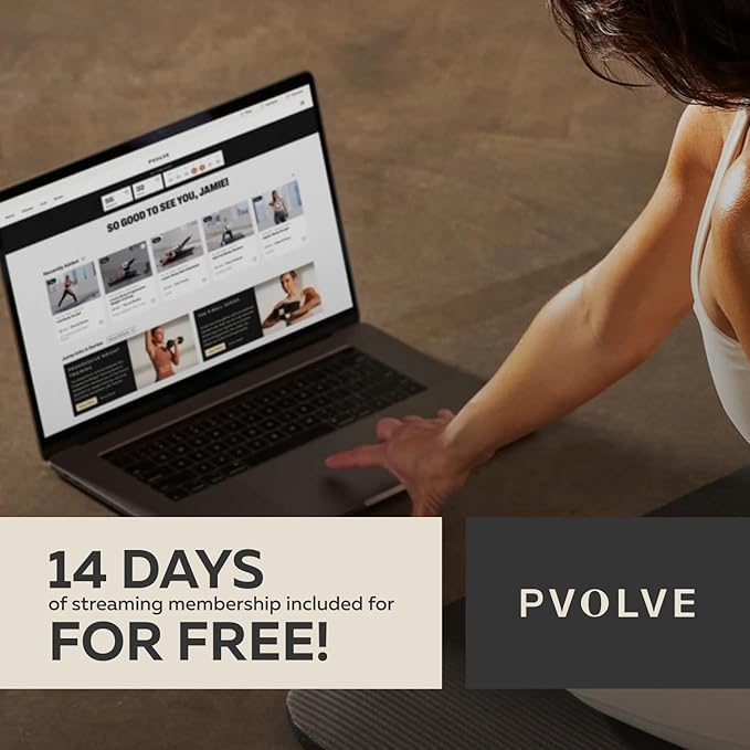 Pvolve Slant Board Home Gym Fitness Equipment to Sculpt & Strengthen Lower Body