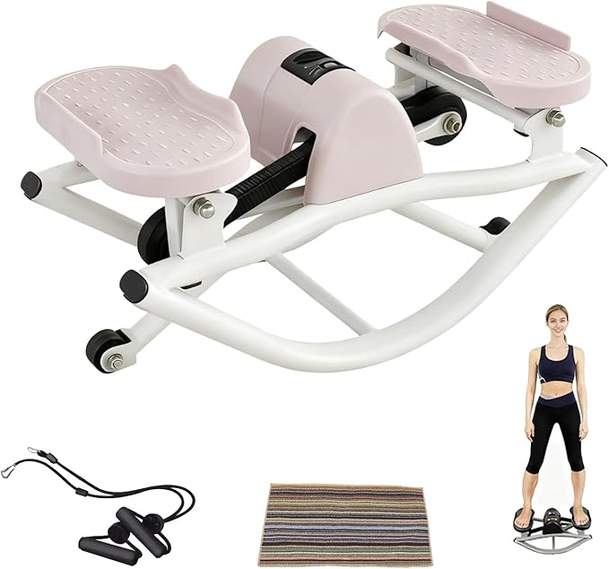 Rock Stepper,Step Rocker Side to Side,Lateral Rocking Fitness Stepper Home Workout Machine, Fitness Equipment Suitable for Home, Apartment, and Dormitory use