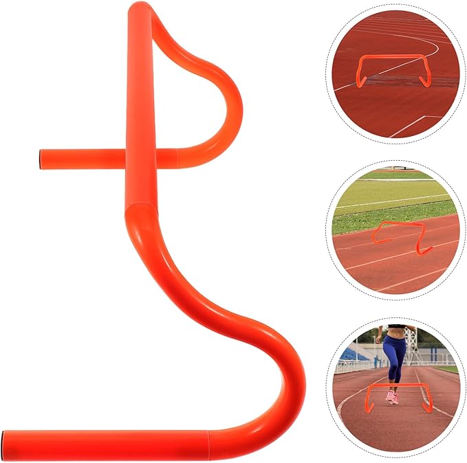 Football Training Hurdle PVC Rack Orange Detachable Speed and Agility Equipment for Outdoor Soccer and Athletic Drills