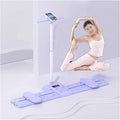 Ski Machine Leg Splitter Leg Strength Split Exerciser Foldable Skiing Exerciser Yoga Fitness Equipment for Use Core Strength Training Instrument(Counting Type,Armrest)