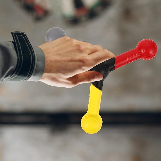 Reaction Training Stick - Hand Eye Coordination Training Tool for Athletes - 3-Prong Reflex Trainer for Baseball, Football, Basketball & Goalies - Improve Agility, Focus & Speed