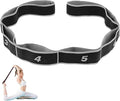 Fitness Resistance Bands for Stretching and Yoga, Number Stretch Resistance Band with Clear Markings, 8/10/12 Section Stretch Band for Fitness, Pilates, Dance, Full Body Workout