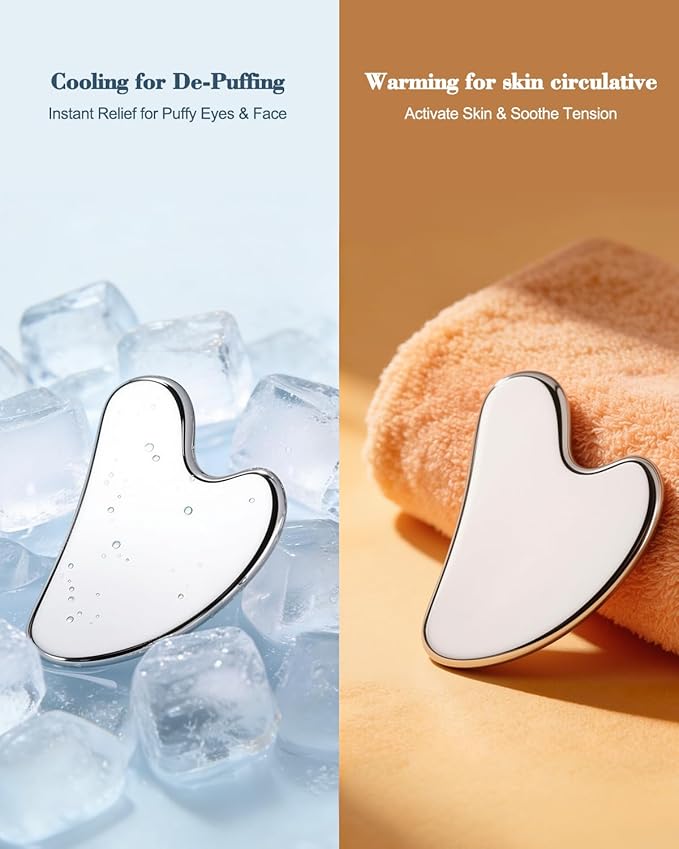 airogym 2 in 1 Stainless Steel Gua Sha Massage Tool - Professional Muscle Scraper for Soft Tissue Mobilization, IASTM Physical Therapy & Myofascial Release - Body Sculpting & Pain Relief Kit