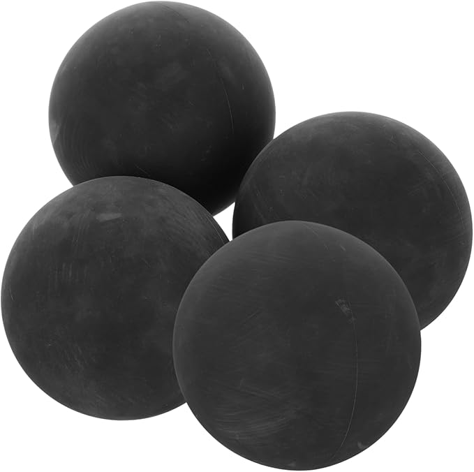 TOYANDONA 4pcs High Elastic Training Reaction Ball Bouncing Balls for Exercise Gym Fitness Center Compact Portable Design