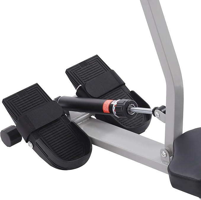 Foldable Rowing Machine, Rower with 12 Resistance Levels,Home Gym Equipment w/LCD Display, Comfort Foam Seat & Quiet Full Body Workout for Cardio Fitness