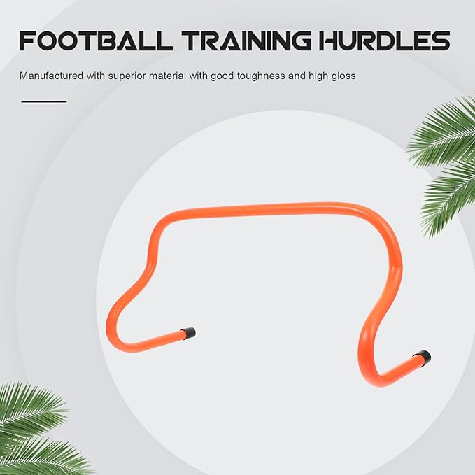 YARNOW 5pcs Outdoor Football Training Hurdles Agility Jumping Equipment for Enhanced Speed Drills and Skill Development