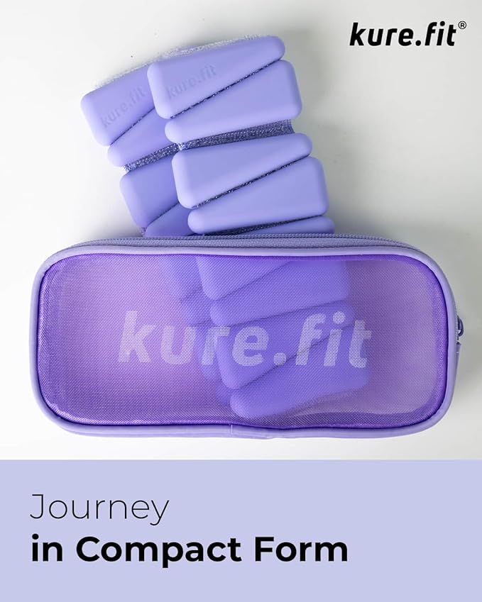 Pilates Weight | Wrist & Ankle Weights for Women | Weighted Bangles | 1LB/ 2LB Each (Set of 2)