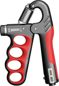 HXD-ERGO Grip Strength Trainer, Adjustable Resistance Grip Strength Trainer with Counting Function