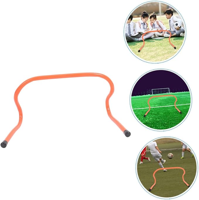 3pcs Wear-Resistant Plastic Speed Hurdles for Soccer Agility Training Equipment 15cm Lightweight Track Hurdles for Youth Sports Conditioning