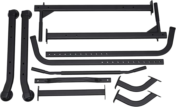 Parallel Bars Power Tower Adjustable Dip Station Pull Up Bar Push Up for Home Gym Strength Training Body Building Workout Equipment Standing Pull Up Pillar Impregnation Station, Black