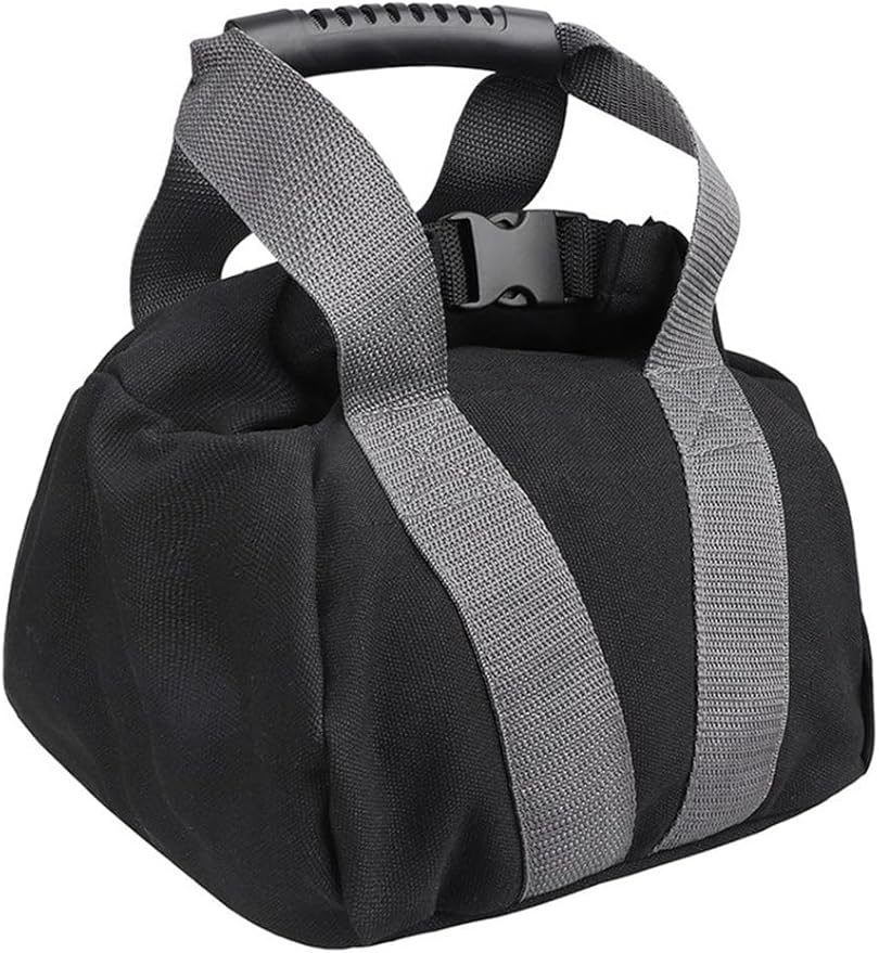 Fitness sandbag Weight Bag, for Strength Training, Yoga and Exercise, Weight Squat Bag, Black, 9.84 x 9.84 x 6.69 inches