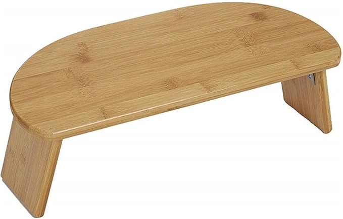 Folding Meditation Bench, Foldable Bamboo Yoga Kneeling Stool, Ergonomic Meditation Chair for Sitting on Floor