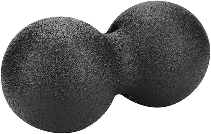 Peanut Massage Ball Roller, 24 * 12cm EPP Yoga Foam Roller Massage Ball Double Lacrosse Ball Body Muscle Stress Relief Tool Manual Massager Equipment Tool for Deep Tissue Muscle Recovery