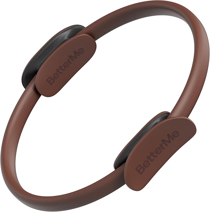 BetterMe Toning Pilates Ring – Magic Circle Pilates Ring for Strength & Flexibility – 15 Inch Fitness Ring for Home Pilates & Yoga Workouts