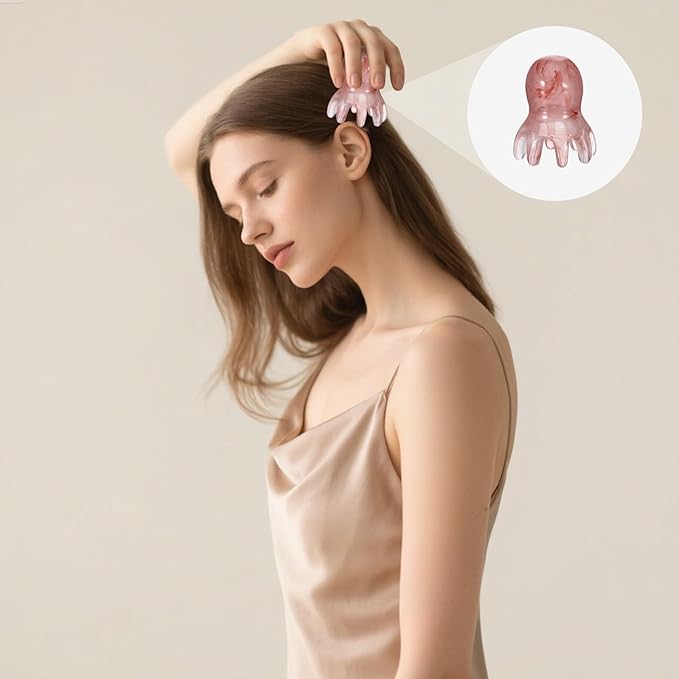 2 Pcs Octopus Head Massage Comb, Scalp Massage Tool for Head and Body Relaxation, 8 Unique Points to Melt Muscle Bumps and Relieve Body Fatigue