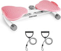 Waist Twister Ab Machine, 300 lbs Weight Capacity, Adjustable Ab Twister Board with Foot Massage for Belly Fat Loss, Noiseless Home Gym Equipment for Women/Men