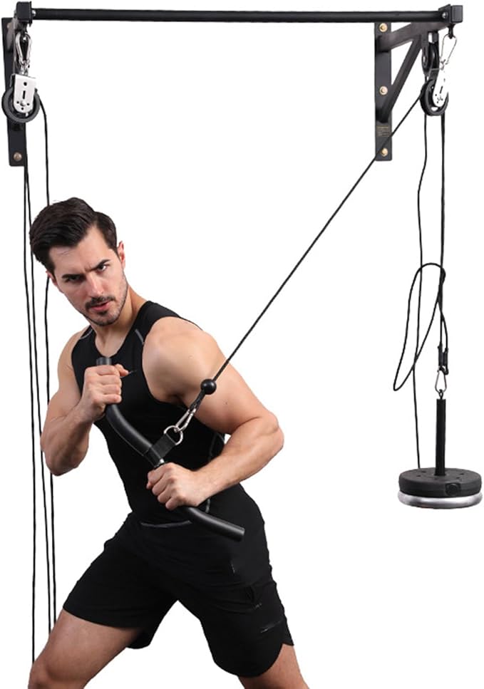 Pull Down Handle Comfortable Grip Ergonomic Gym Handle Fitness Equipment for Arm Back Shoulder Strength Training Tricep Rope Attachment