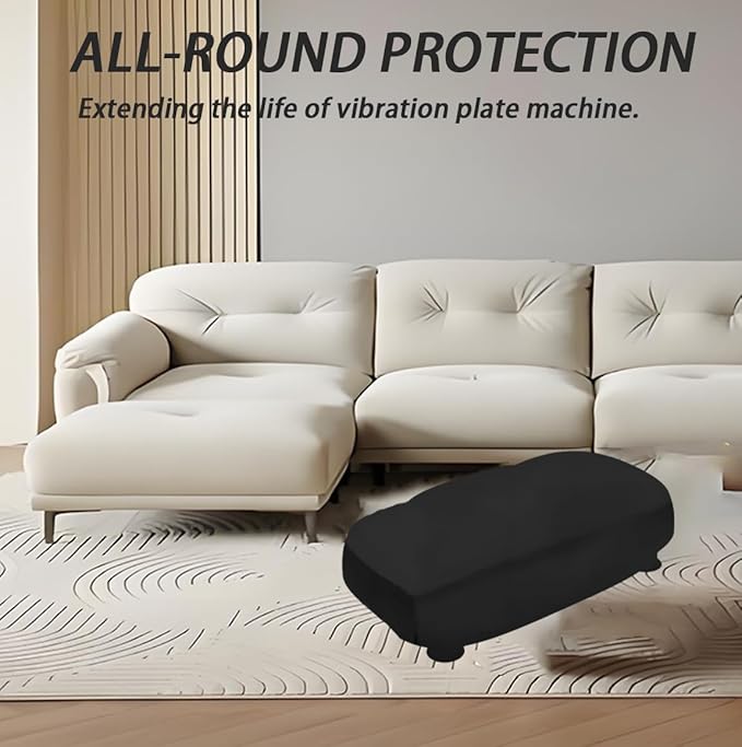 Vibration Plate Cover,Stretchy Dust Guard Sleeve for Vibration Plate,Body Shaping Machines Dust Cover,Fully Dust-Proof Protector for Weight Loss Motor