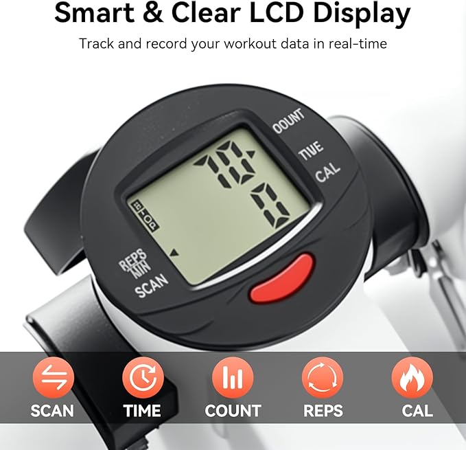 Steppers for Exercise at Home, Mini Stepper with Resistance Bands for Full Body Workout, Portable Stair Stepper for Home, Smooth and Quiet, Stepper Machine with LCD Monitor