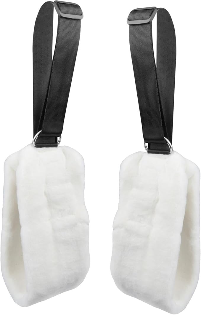 2Pcs Pilates Straps for Reformer Resistance Bands Adjustable Foot Hand Straps for Gym Workout Studio