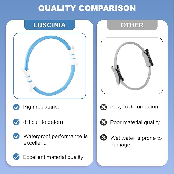 Luscinia Pilates Kit,Home Pilates Ring Kit for Women,Pilates Equipment Ring and Ball Set with Pilates Ring, Pilates Ball, Resistance Bands, Figure 8 Band & Accessories Pilates Starter Kit