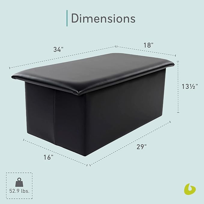 Balanced Body Large Sitting Box with Lip for Studio or Clinical Reformers, Pilates Reformer Box, Pilates Equipment for Home Workouts and Professional Pilates Studio Use