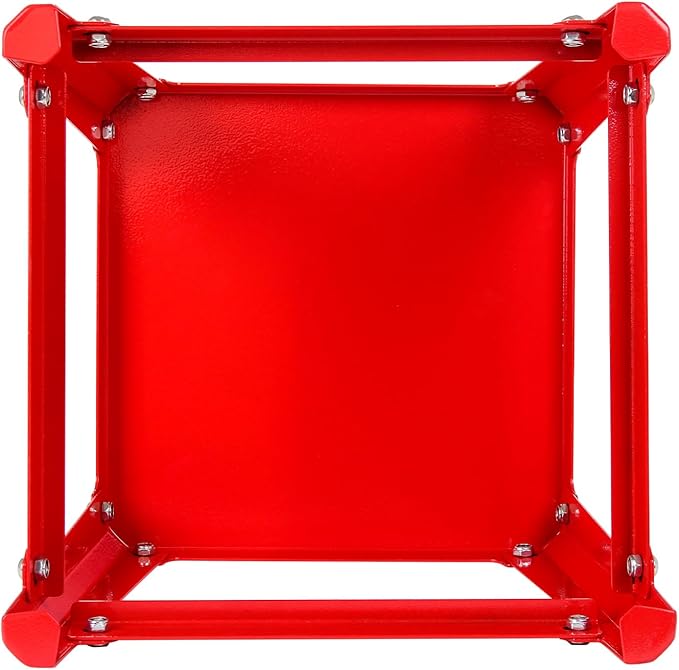 Metal Plyometric Jumping Box, 12/18/24 Inch Anti-Slip Workout Step Up Box for Home Gym