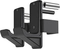 Kipika J-Hooks for 2'x2'and 3'x3' Power Rack - Bottom Reinforced Steel Hooks with Rubber Pad - Set of 2
